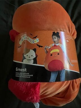 Squishmallows Ernest Orange and Red Plush Kids Costume